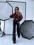 "FLEX JEANS" T6042-5 - Tamsiai pilkos